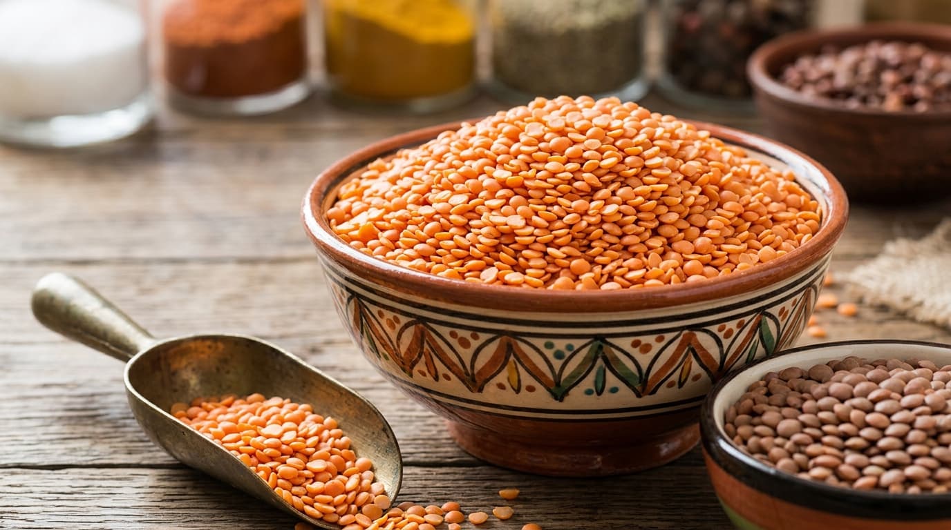 Red Lentils (Masoor Dal - Split & Whole)