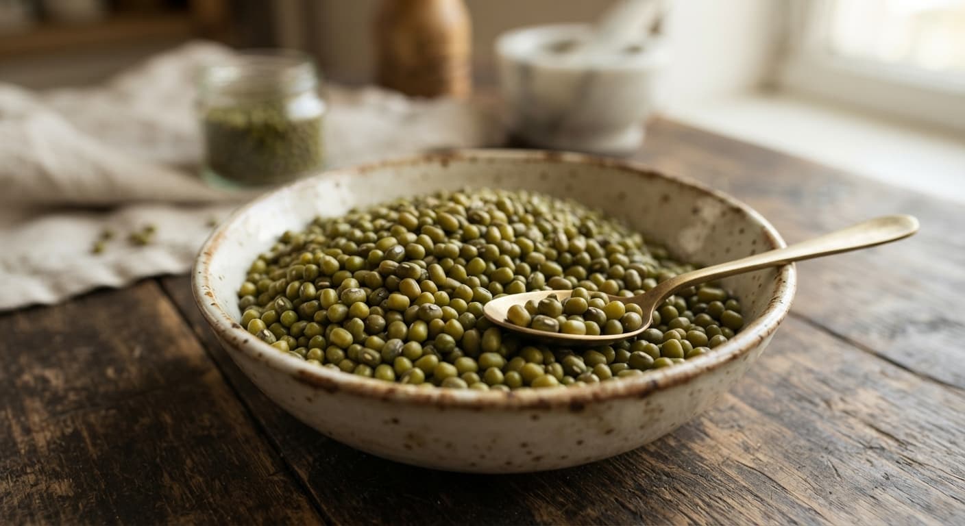 Green Mung Beans (Whole & Yellow Moong)