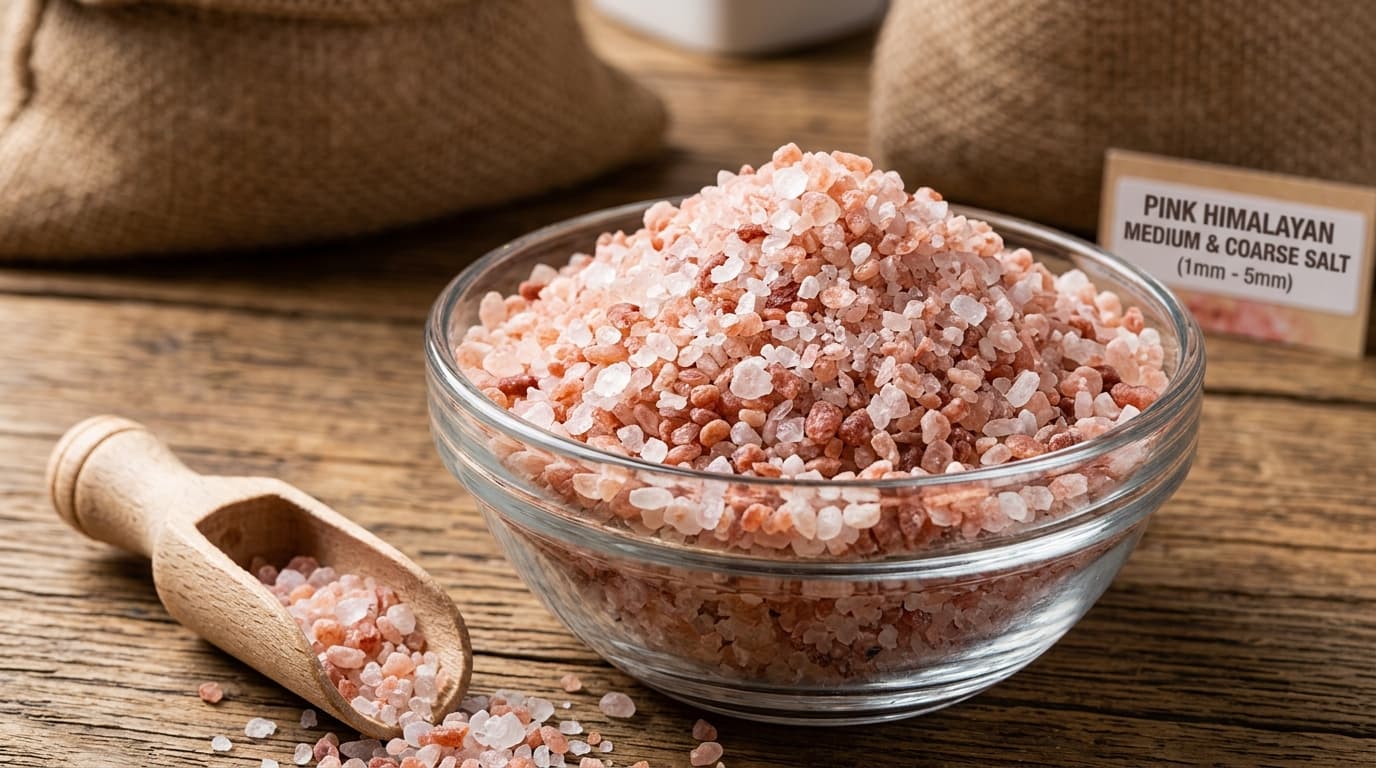 Pink Himalayan Medium & Coarse Salt (1mm - 5mm)