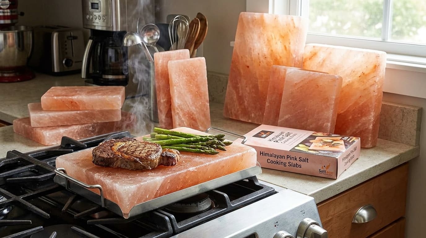 Pink Salt Cooking Planks & Slabs